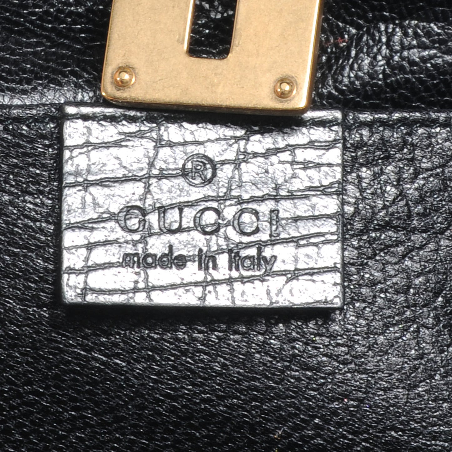 Calf Hair Calfskin Mini Bamboo Bullet Black