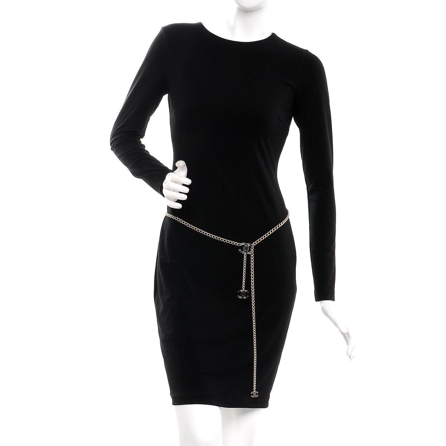 Chanel Enamel CC Ceinture Fantai Adjustable Belt Gold Black 2 of 7