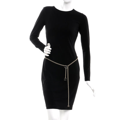 Chanel Enamel CC Ceinture Fantai Adjustable Belt Gold Black 2 of 7