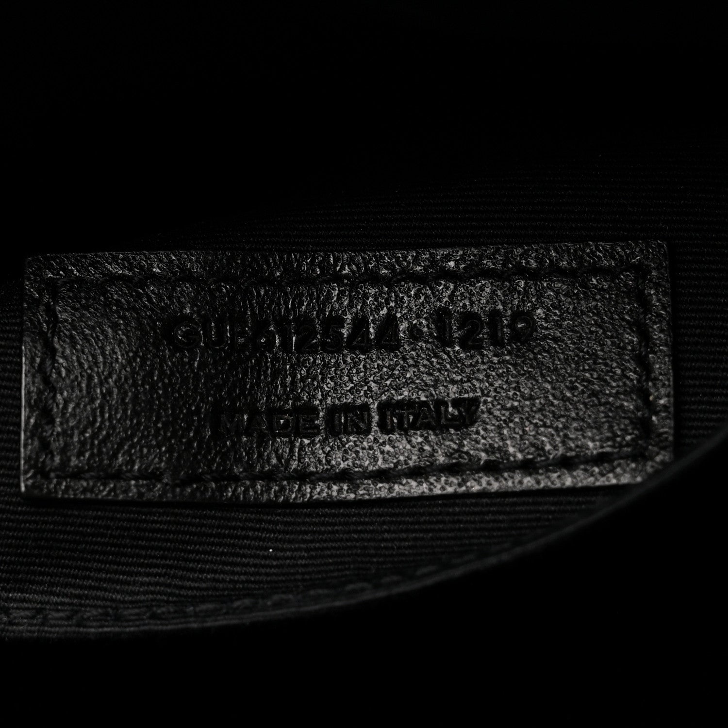 Saint Laurent Calfskin Matelasse Monogram Lou Camera Bag Black 7 of 10