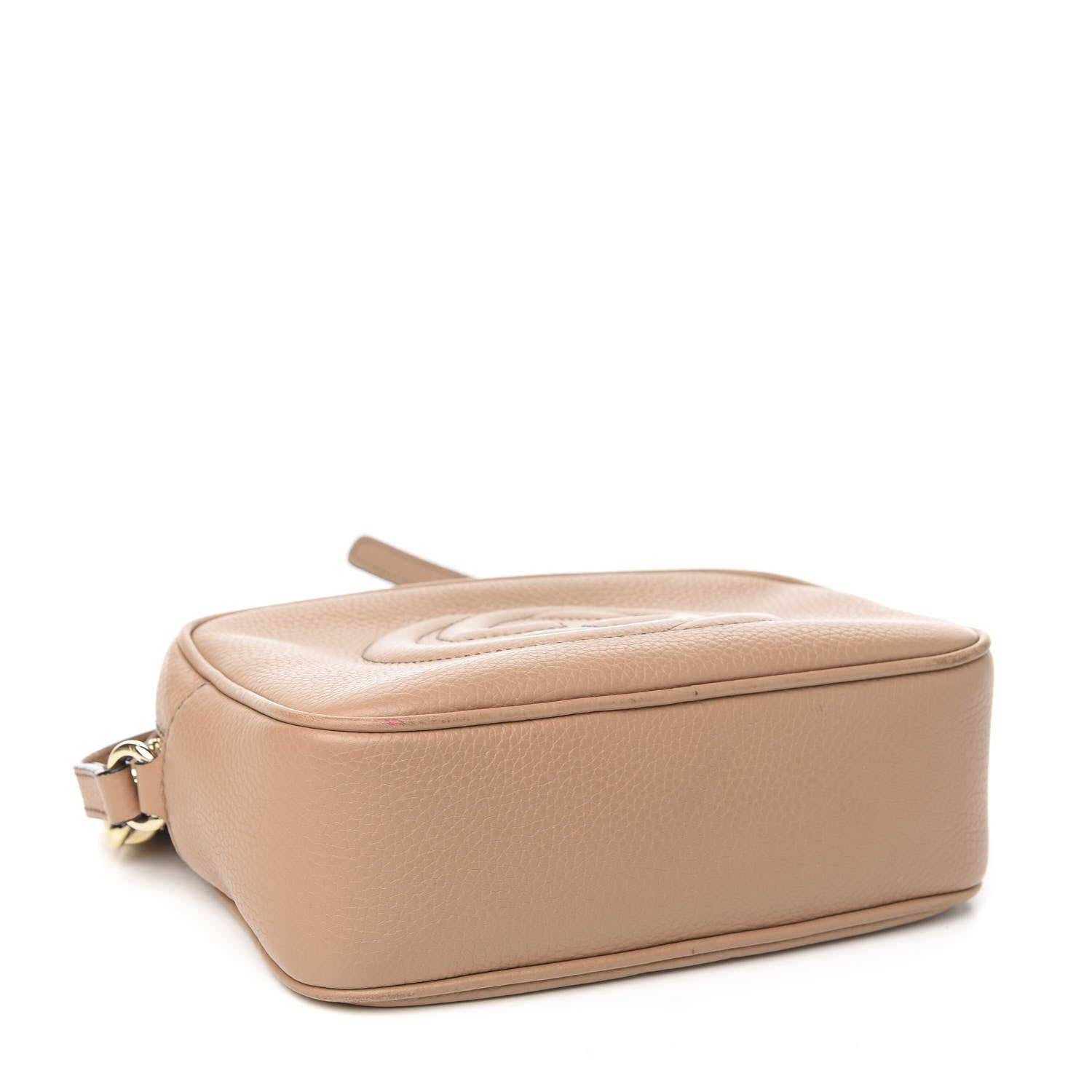 Gucci Pebbled Calfskin Small Soho Disco Bag Rose Beige 3 of 14