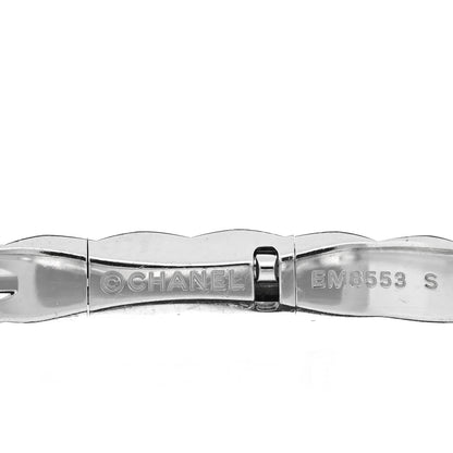 Chanel 18K White Gold Mini Coco Crush Bangle Bracelet S 3 of 4