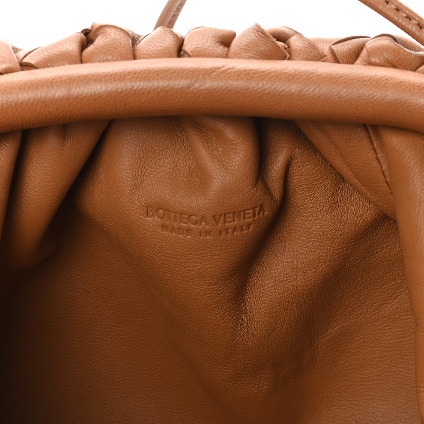 Nappa Intrecciato The Mini Pouch Carmel