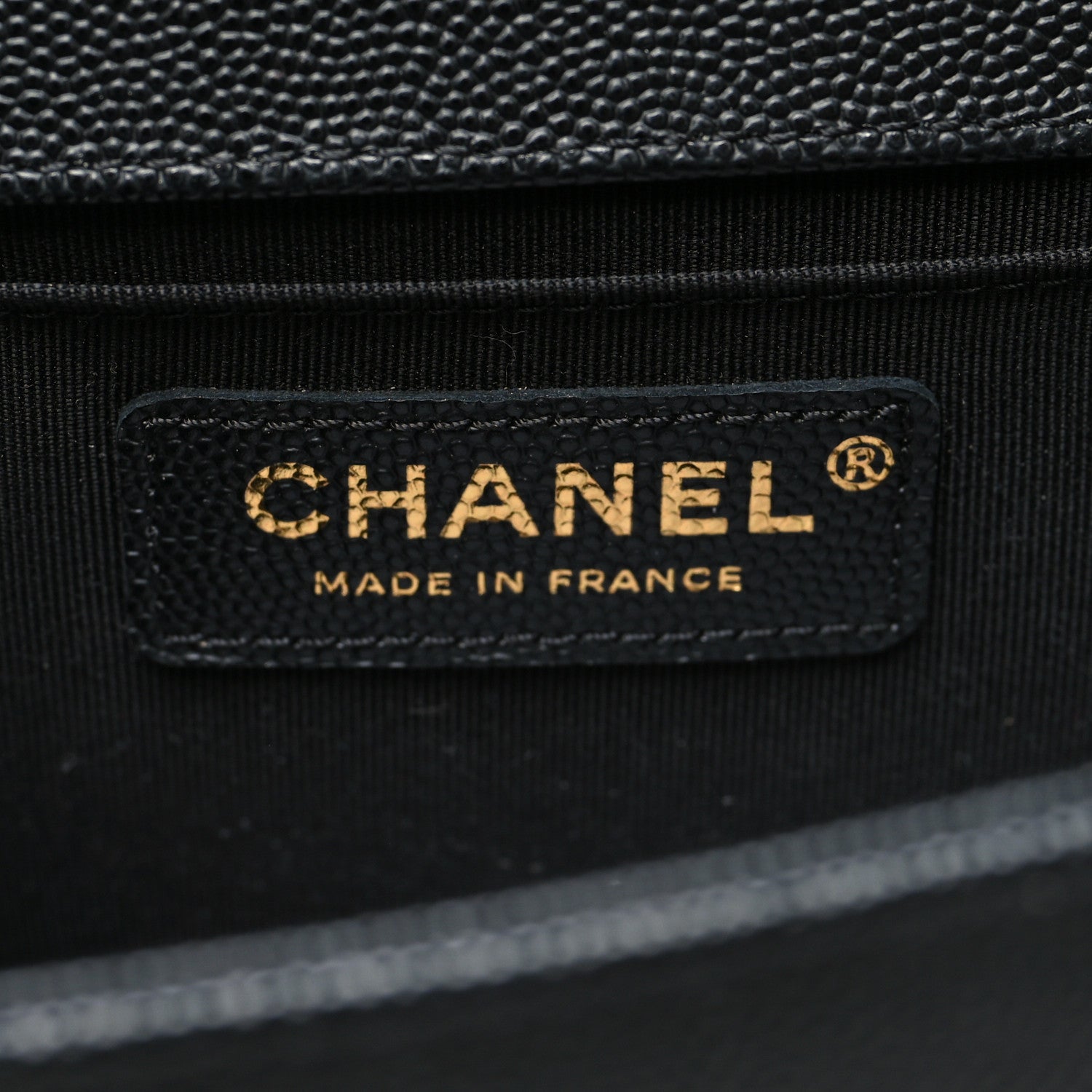 Chanel Caviar Quilted Medium Boy Flap Black 6 of 12
