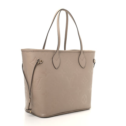 Louis Vuitton Empreinte Monogram Giant Neverfull MM Tourterelle 3 of 9