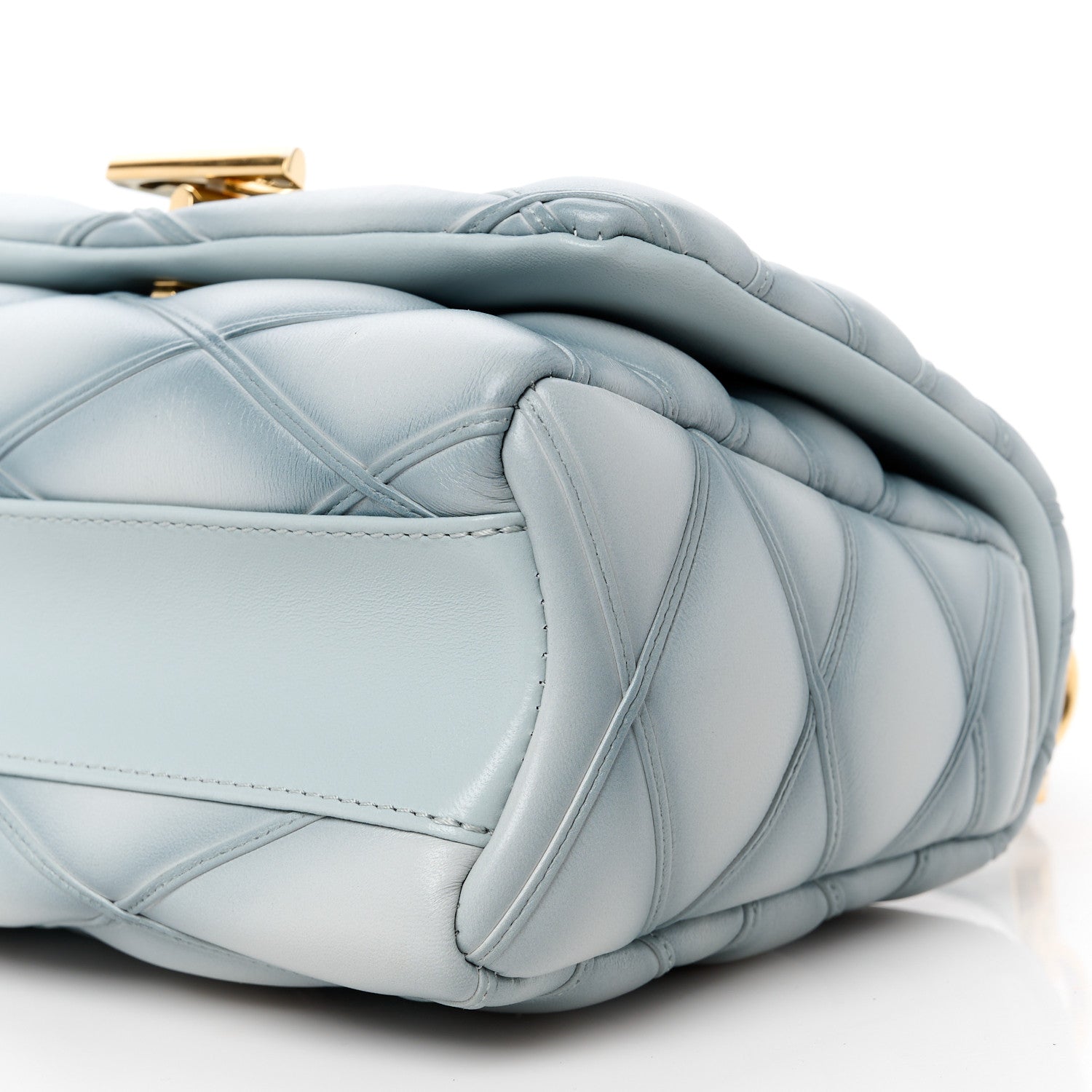 Louis Vuitton Lambskin Malletage GO-14 MM Ecume 11 of 11