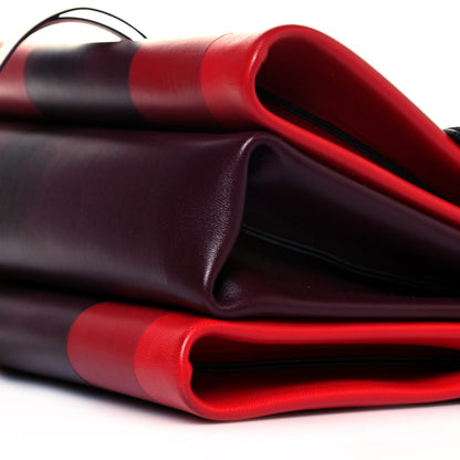 Valentino Garavani Smooth Calfskin Colorblock Medium Vring Shoulder Bag Rouge Pur 10 of 14