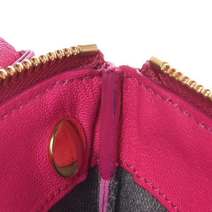 Celine Lambskin Small Trio Crossbody Bag Fluo Pink 8 of 10