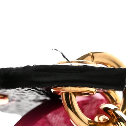 Louis Vuitton Monogram Alma Bag Charm Key Holder Fuchsia 5 of 5