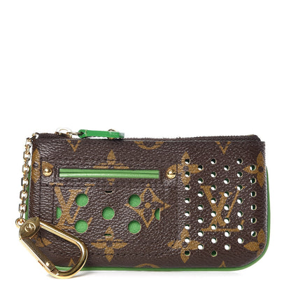 Louis Vuitton Monogram Perforated Key Pouch Green 1 of 9
