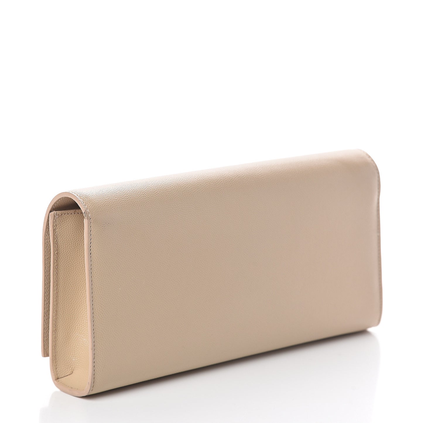 Grain De Poudre Classic Monogram Cassandre Clutch Nude Powder