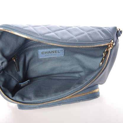 Chanel Caviar Quilted Business Affinity Waist Bag Blue 7 of 10