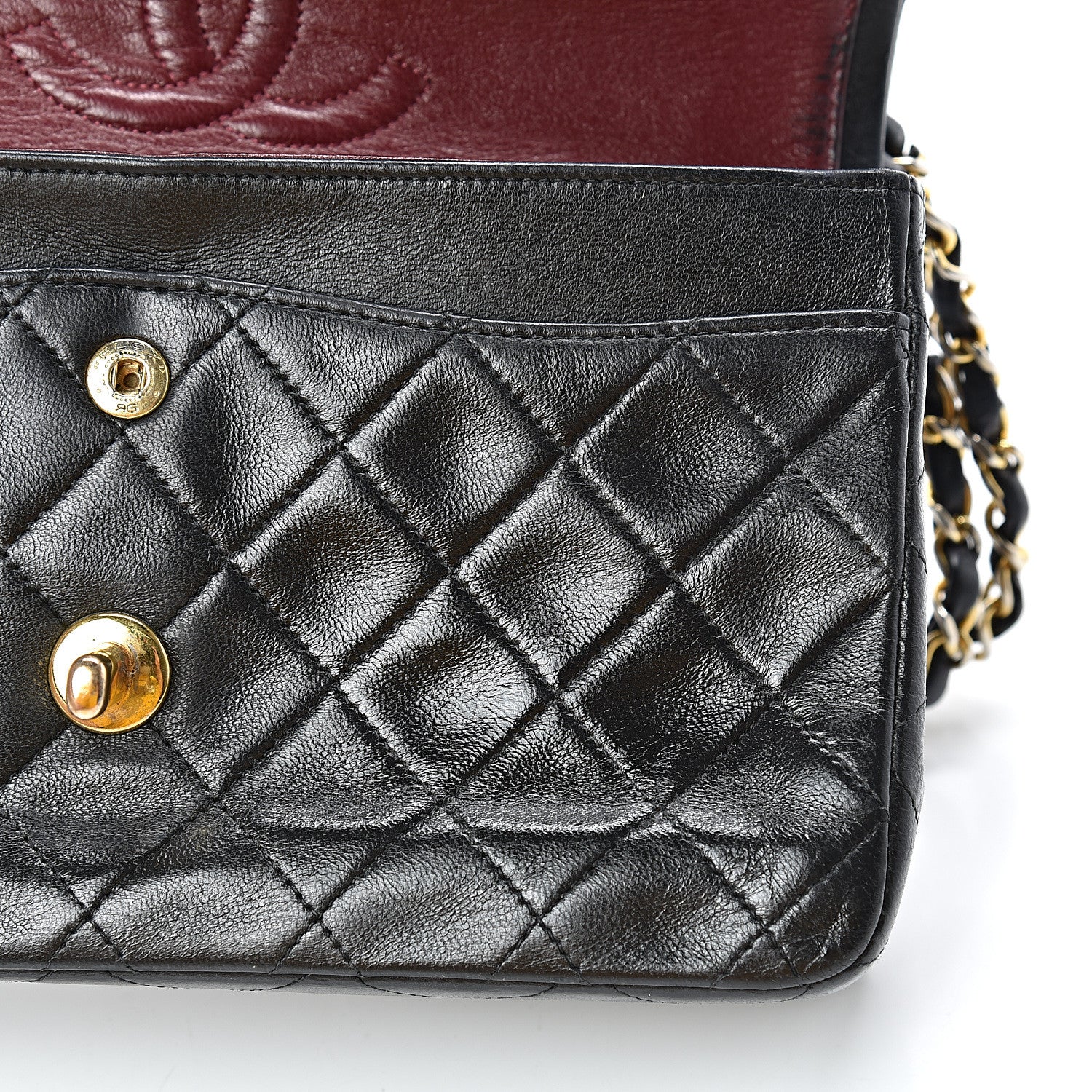 Chanel Lambskin Quilted Small Double Flap Black 12 of 19