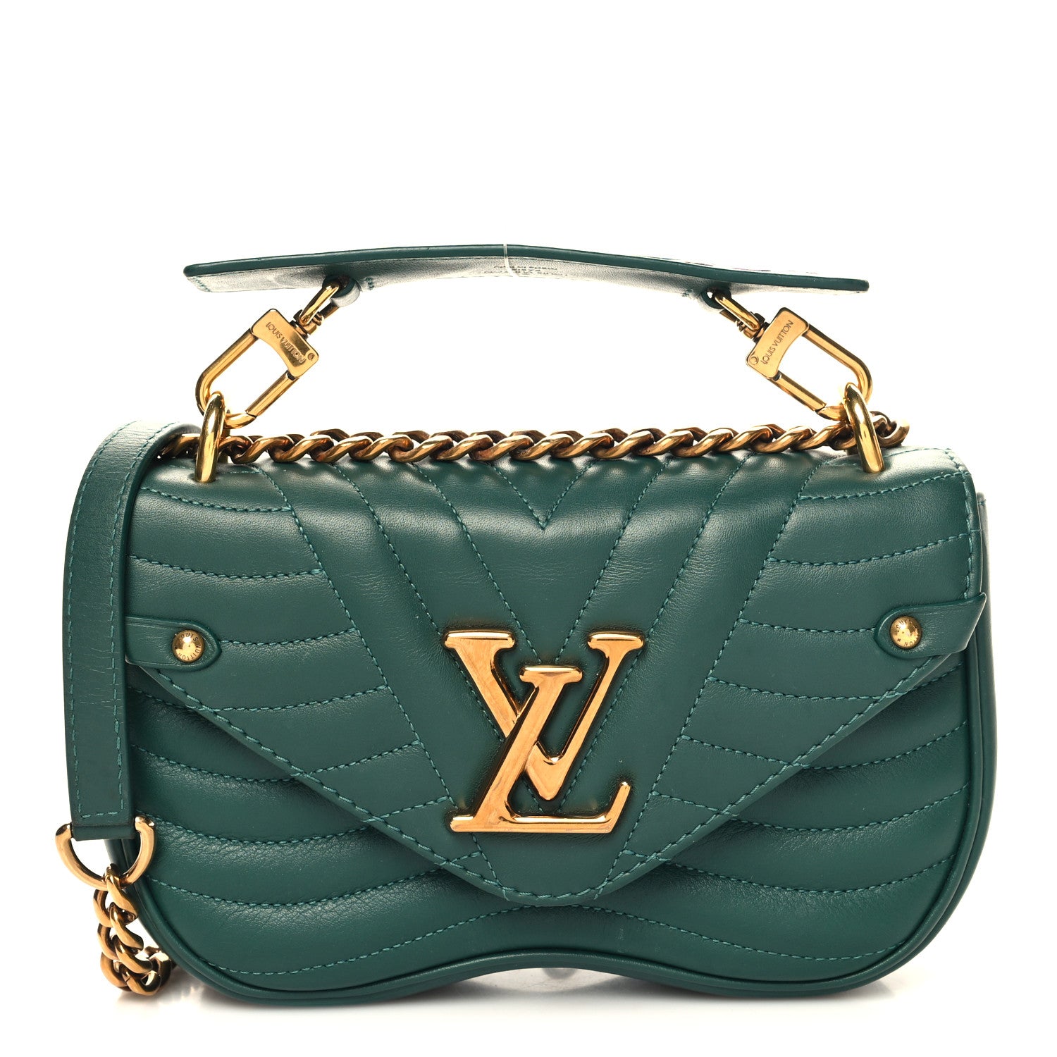 Louis Vuitton Calfskin New Wave Chain PM Emerald 1 of 10