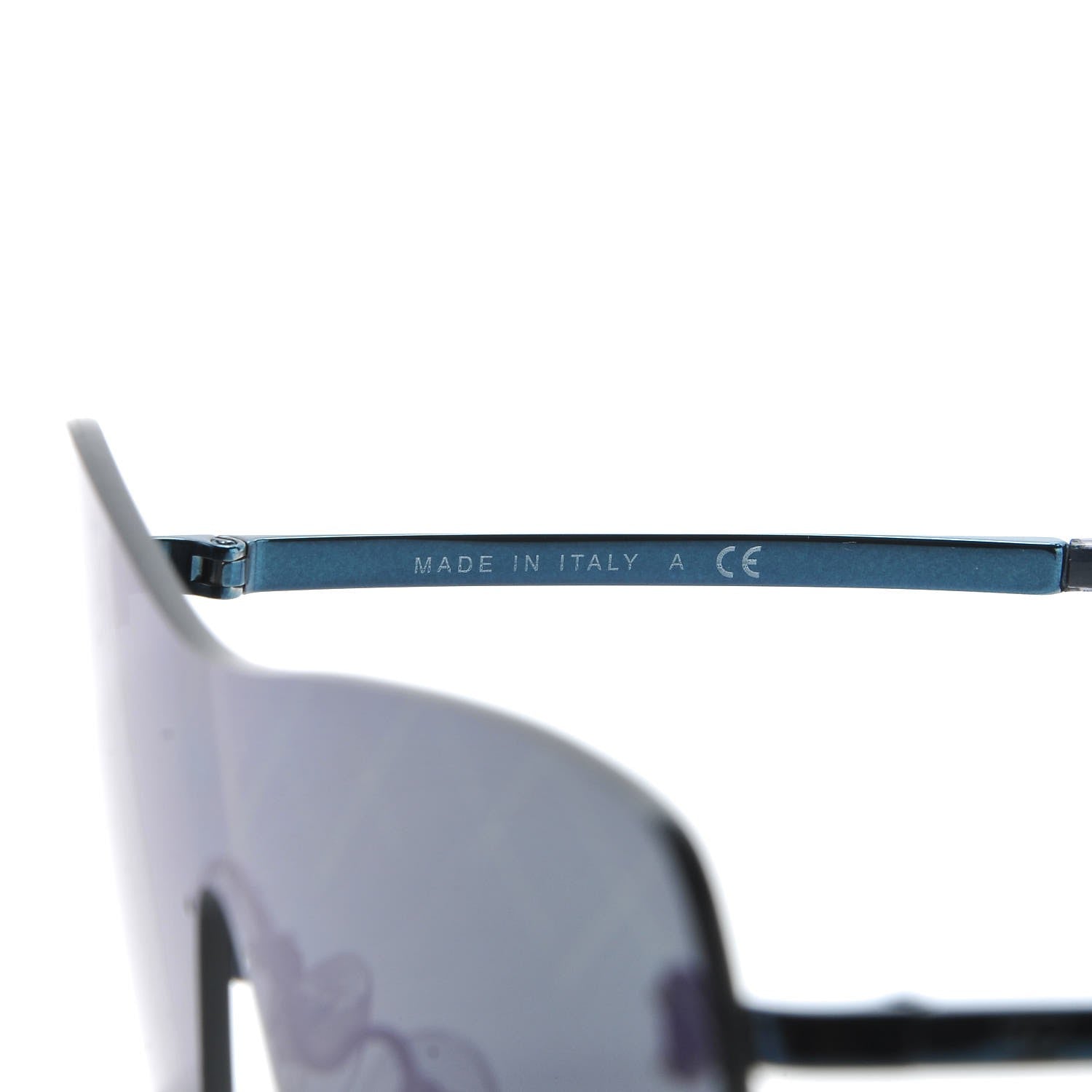 Chanel Shield Runway Sunglasses 4215 Metallic Blue 5 of 7