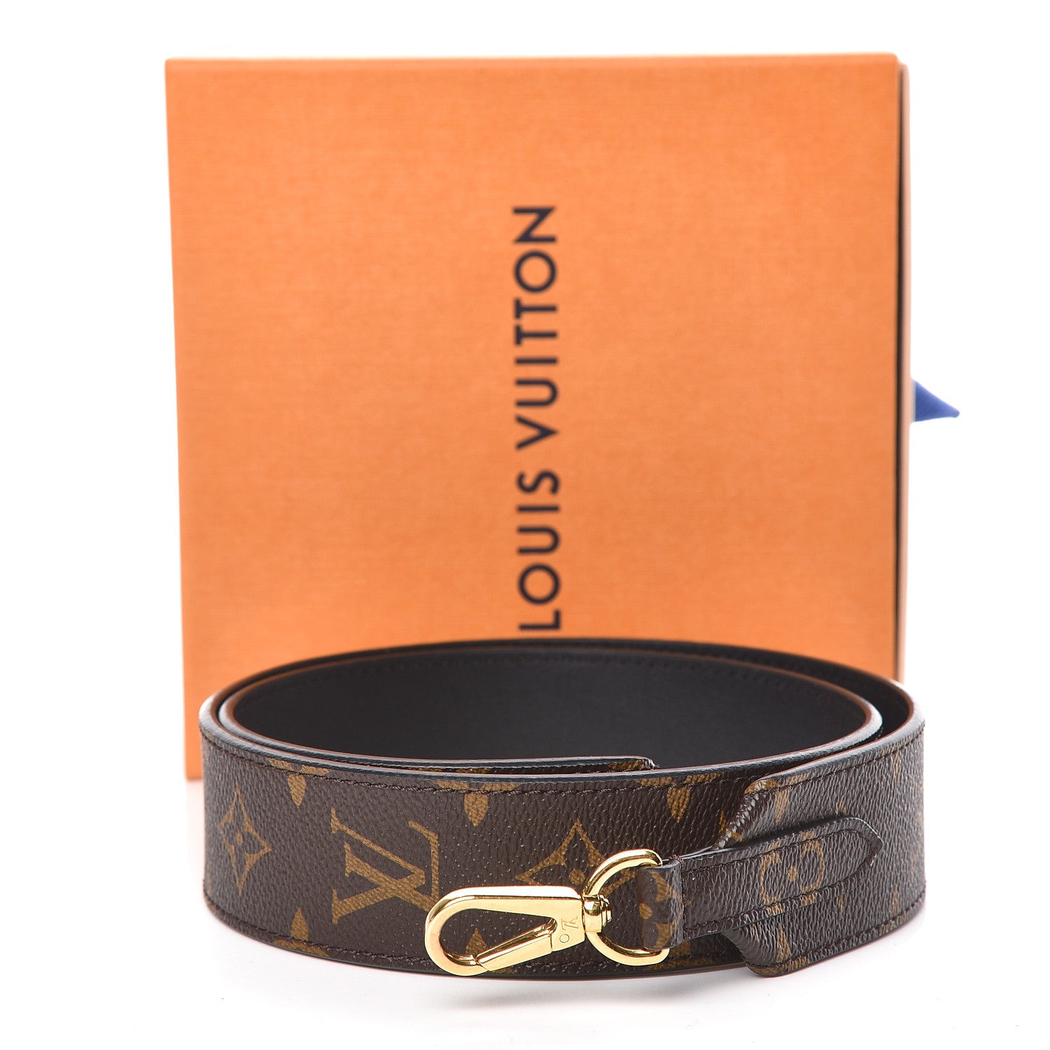 Louis Vuitton Monogram Bandouliere Shoulder Strap Black 7 of 7