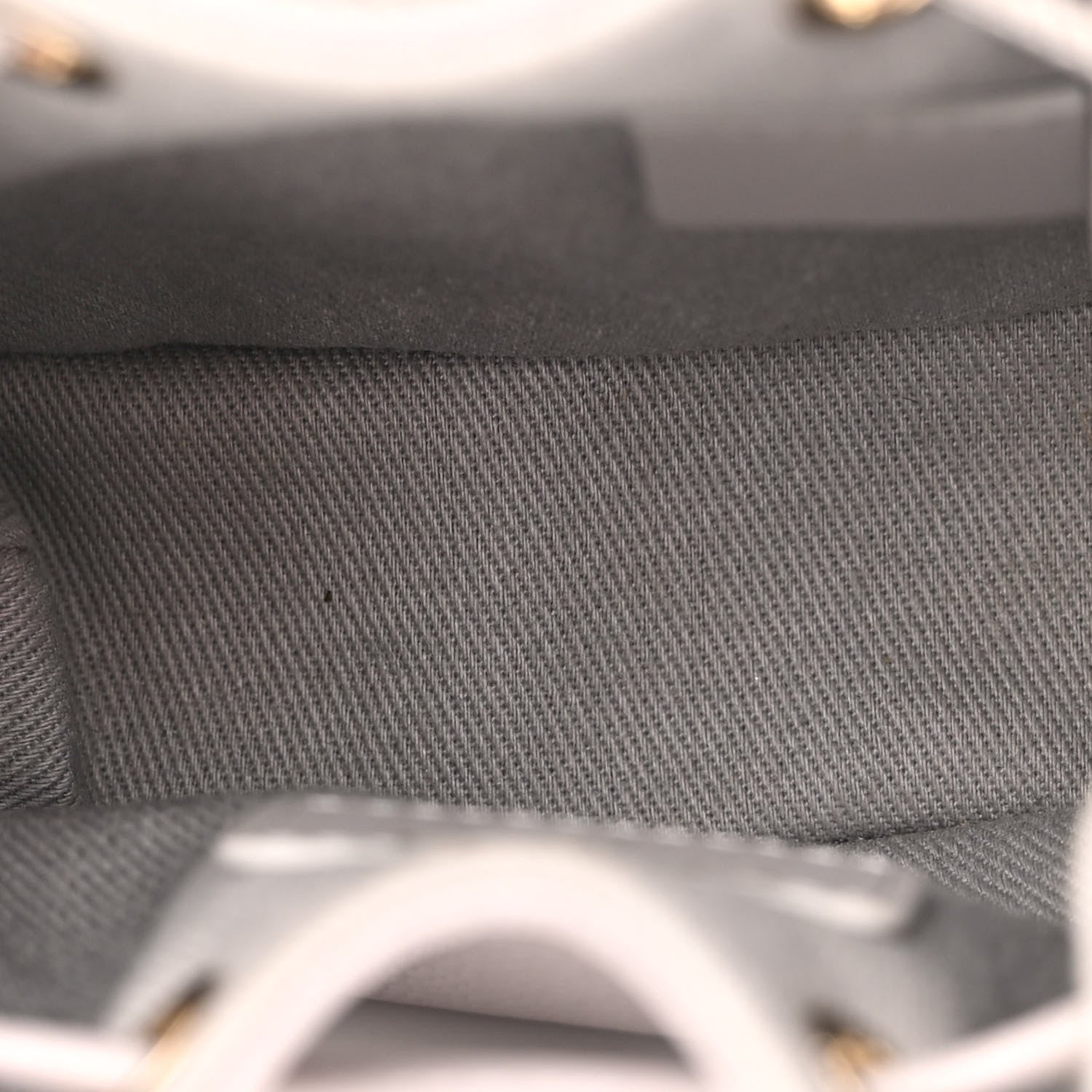 Chanel Caviar Quilted Mini CC Pocket Bucket Bag Grey 5 of 11