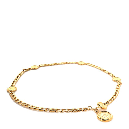 Chanel CC Medallion Chain Belt Gold 1 of 3