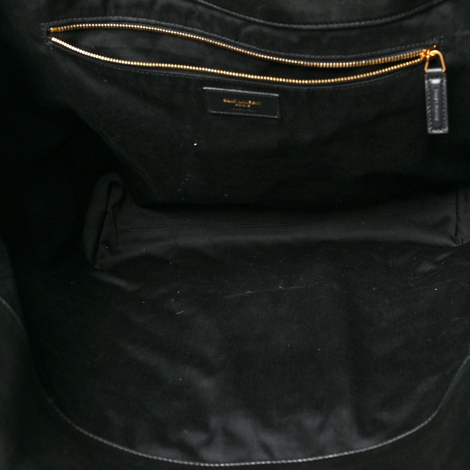 Saint Laurent Lambskin Quilted Maxi Icare Shopping Tote Black 6 of 20