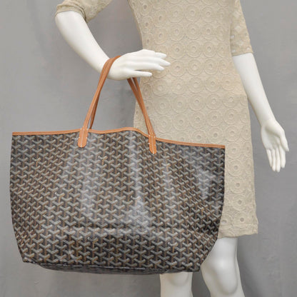 Goyard Goyardine Saint Louis GM Black Gold 2 of 10