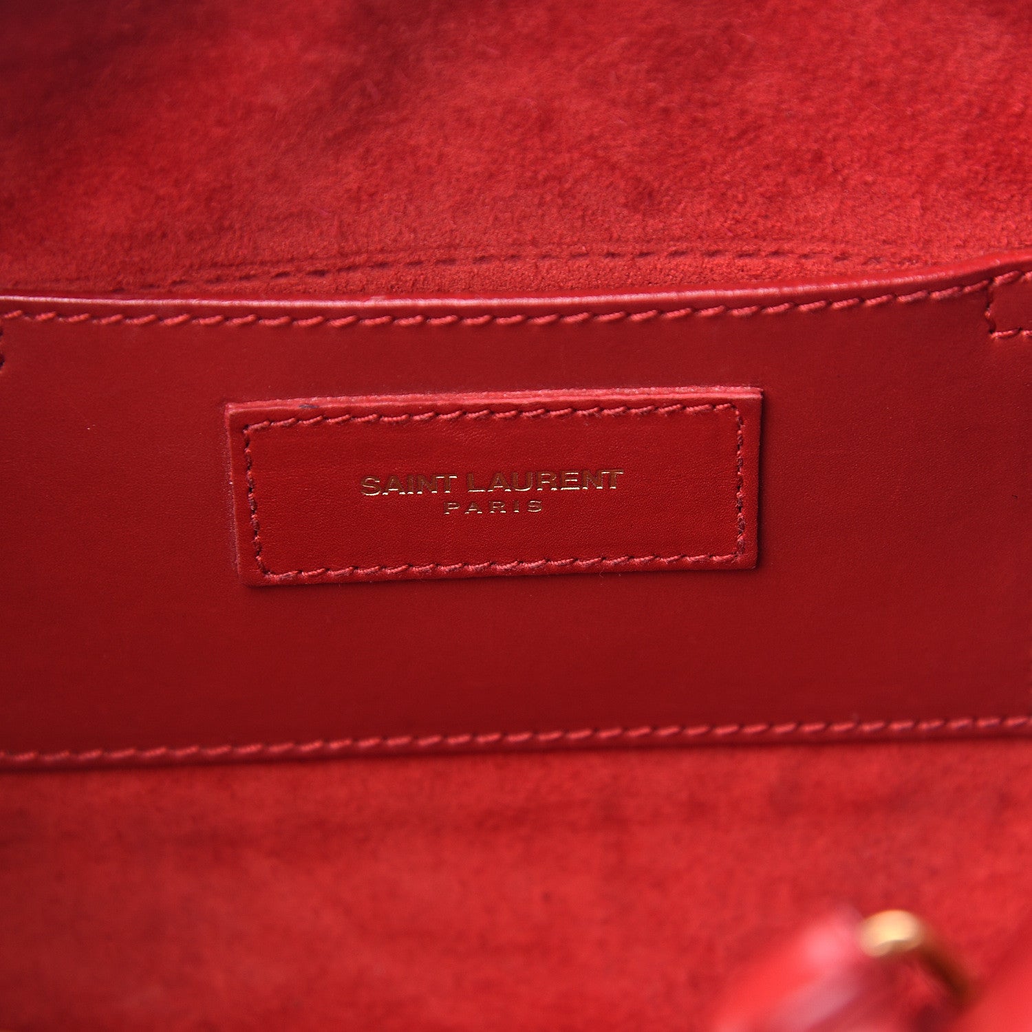 Saint Laurent Calfskin Classic Baby Duffle Red 5 of 15