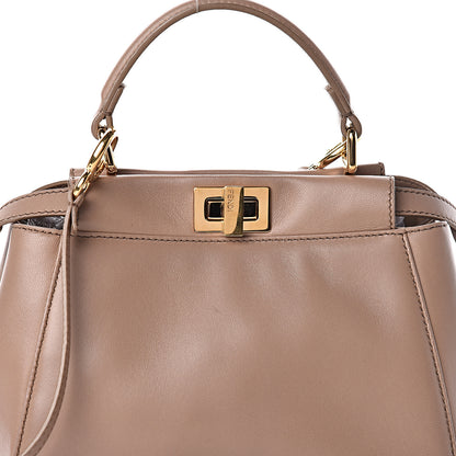 Fendi Nappa Mini Peekaboo Iconic Satchel Ratmusquet 9 of 11