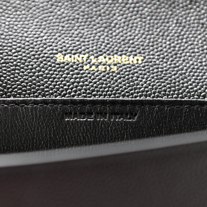 Saint Laurent Grain De Poudre Uptown Chain Wallet Black 7 of 7