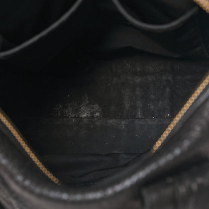 Alexander Wang Pebbled Lambskin Rocco Black Antique Brass Hardware 5 of 12