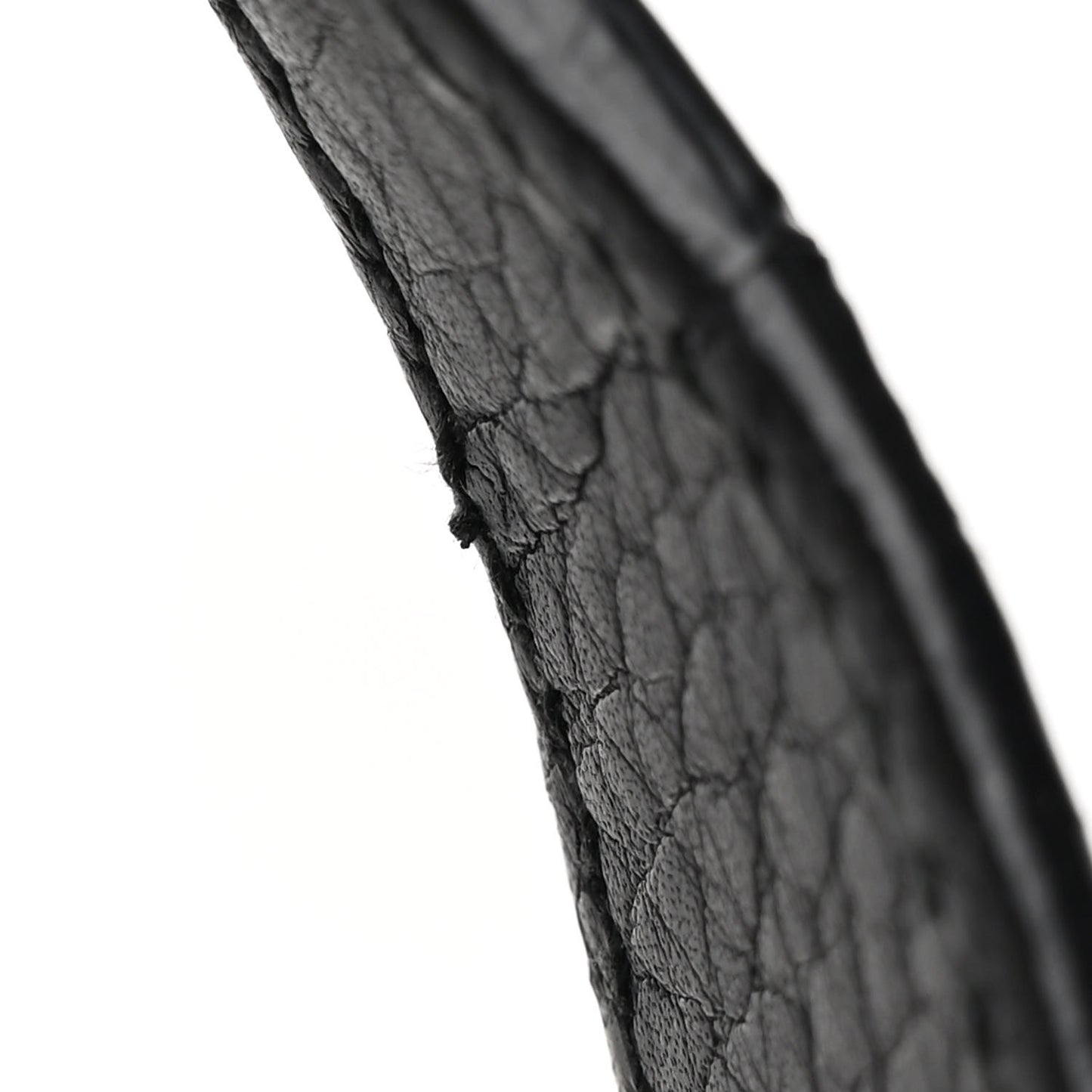 Pebbled Calfskin Medium Soho Chain Shoulder Bag Black