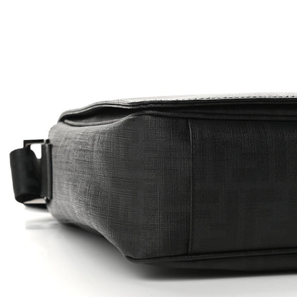 Fendi Zucca Spalmati Messenger Bag Black 6 of 7