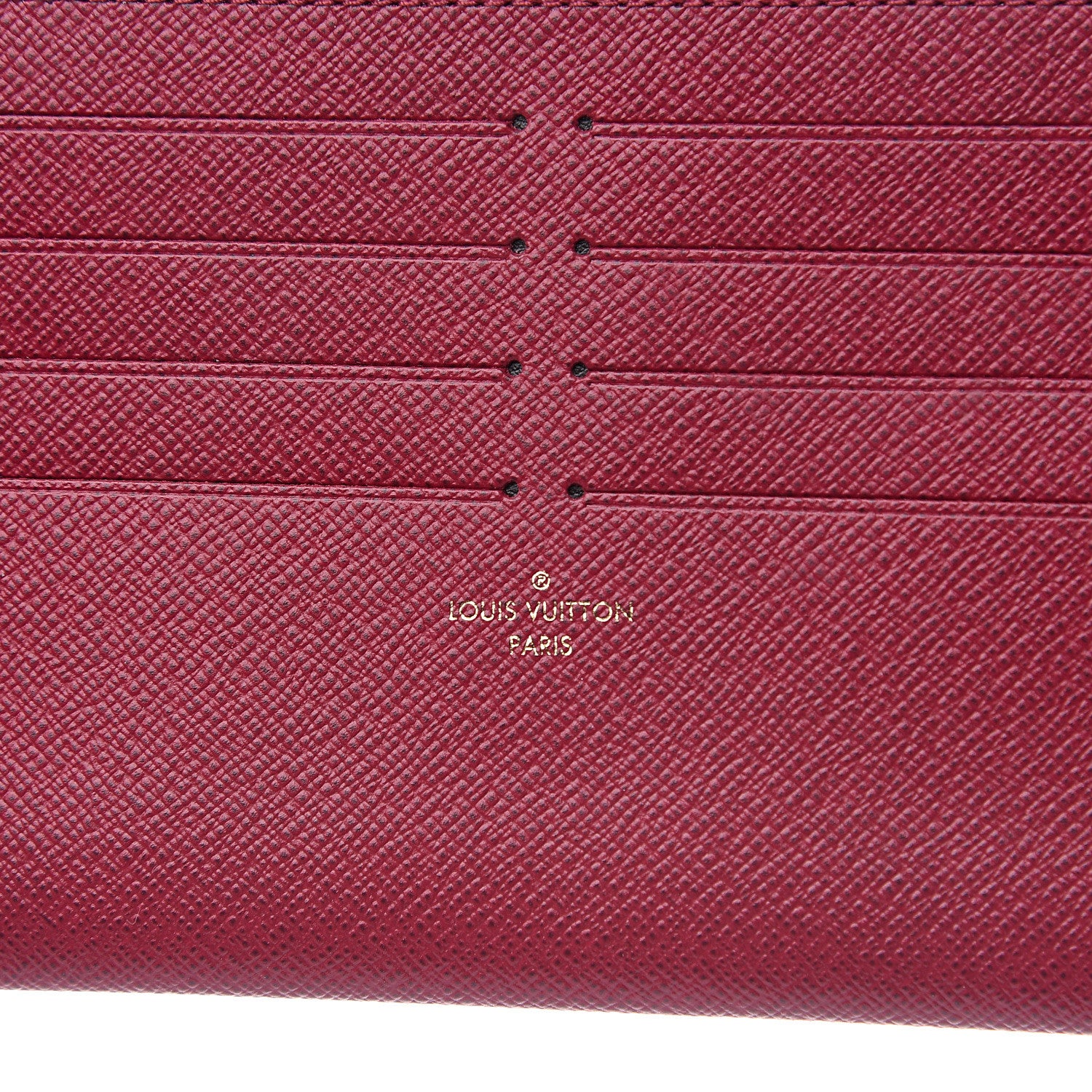 Louis Vuitton Calfskin Felicie Card Holder Insert Fuchsia 5 of 5