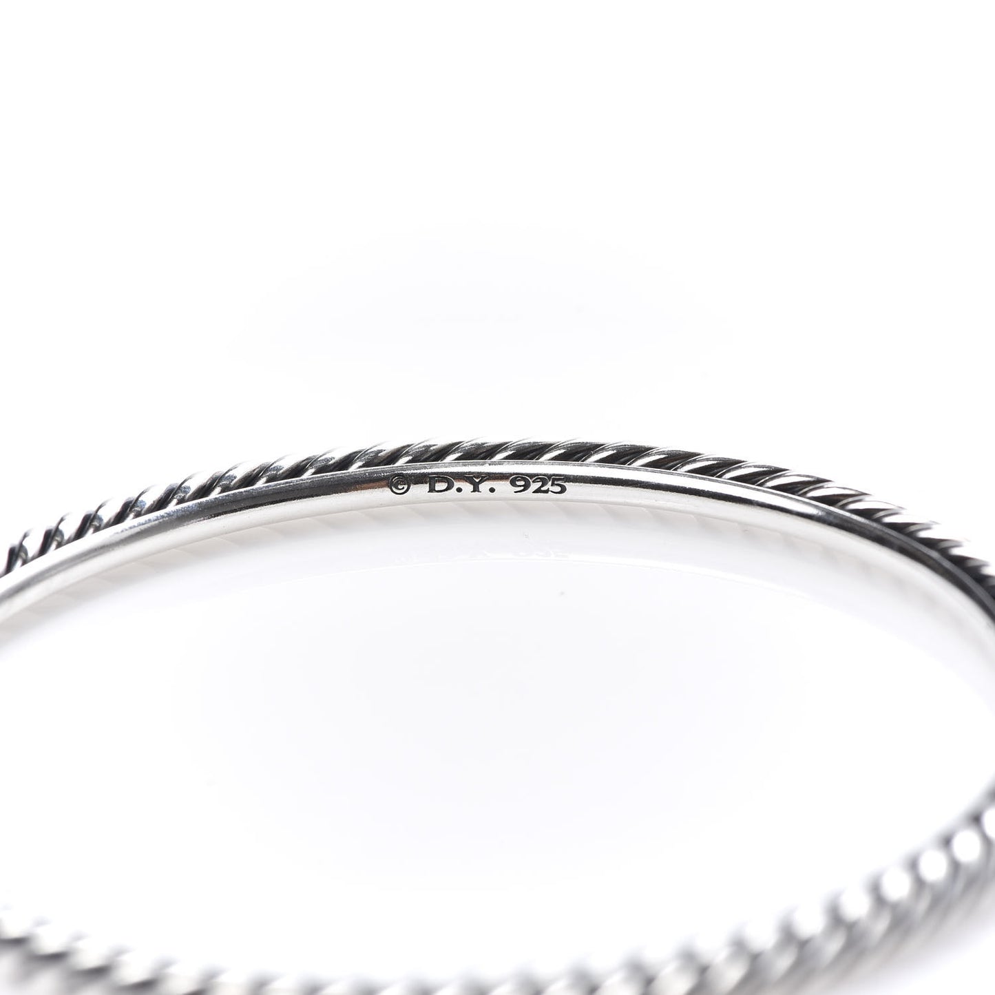 Sterling Silver 4mm Cable Classics Bangle Bracelet