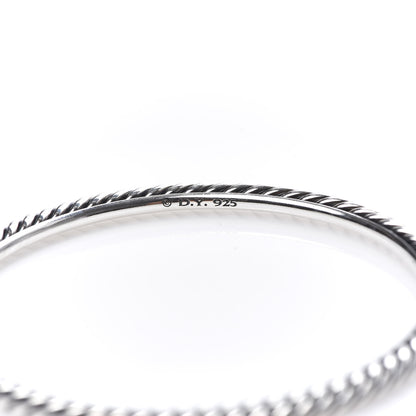 David Yurman Sterling Silver 4mm Cable Classics Bangle Bracelet 4 of 4