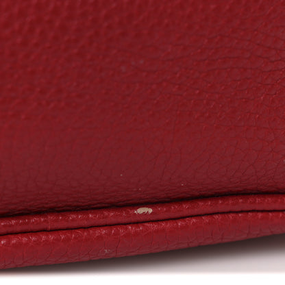 Gucci Pebbled Calfskin Small Soho Disco Bag Vibrant Red 11 of 11