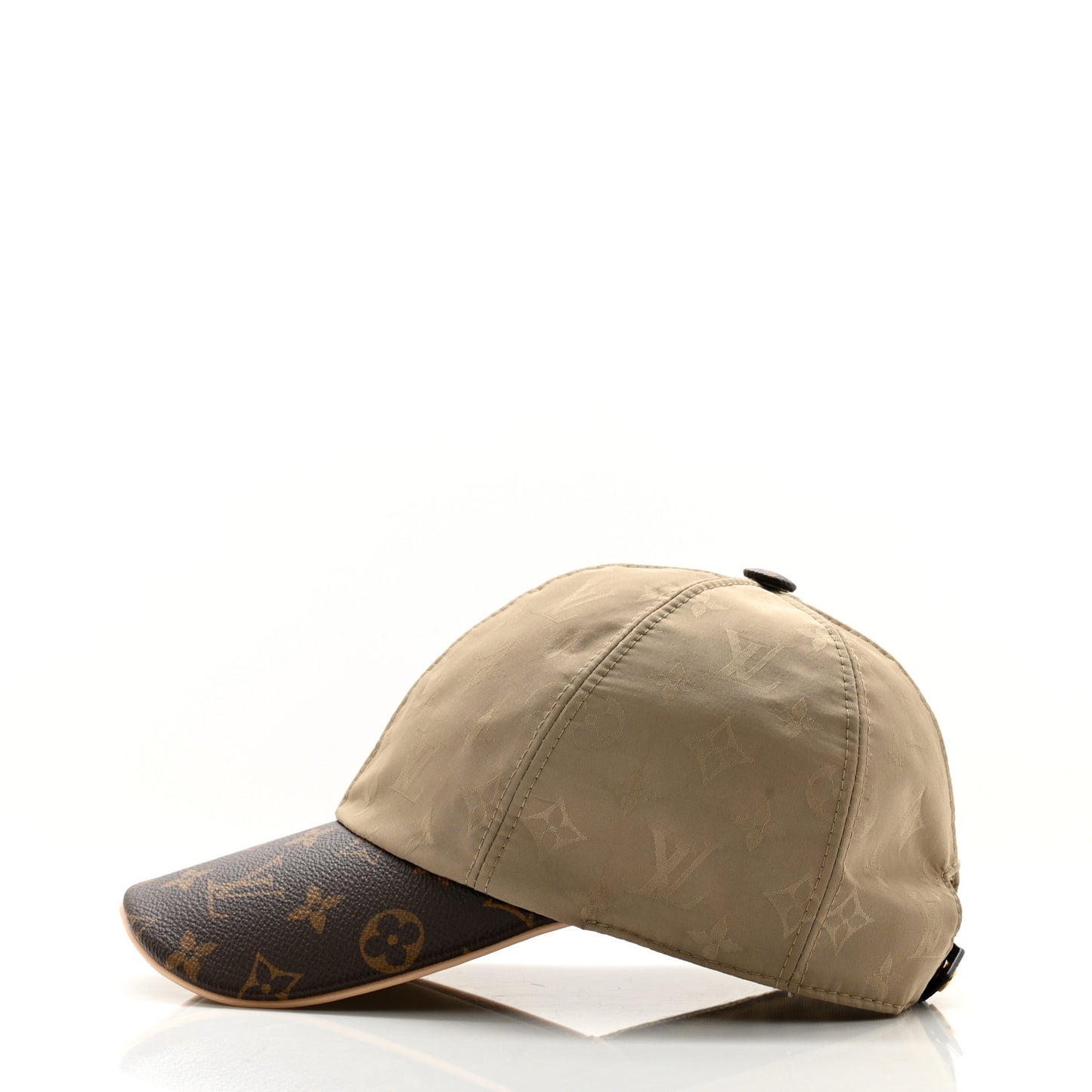 Monogram Polyester Silk LV Get Ready Cap M Beige