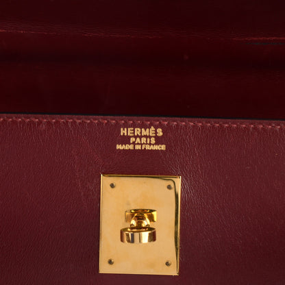 Hermes Box Kelly Sellier 32 Rouge H 21 of 22