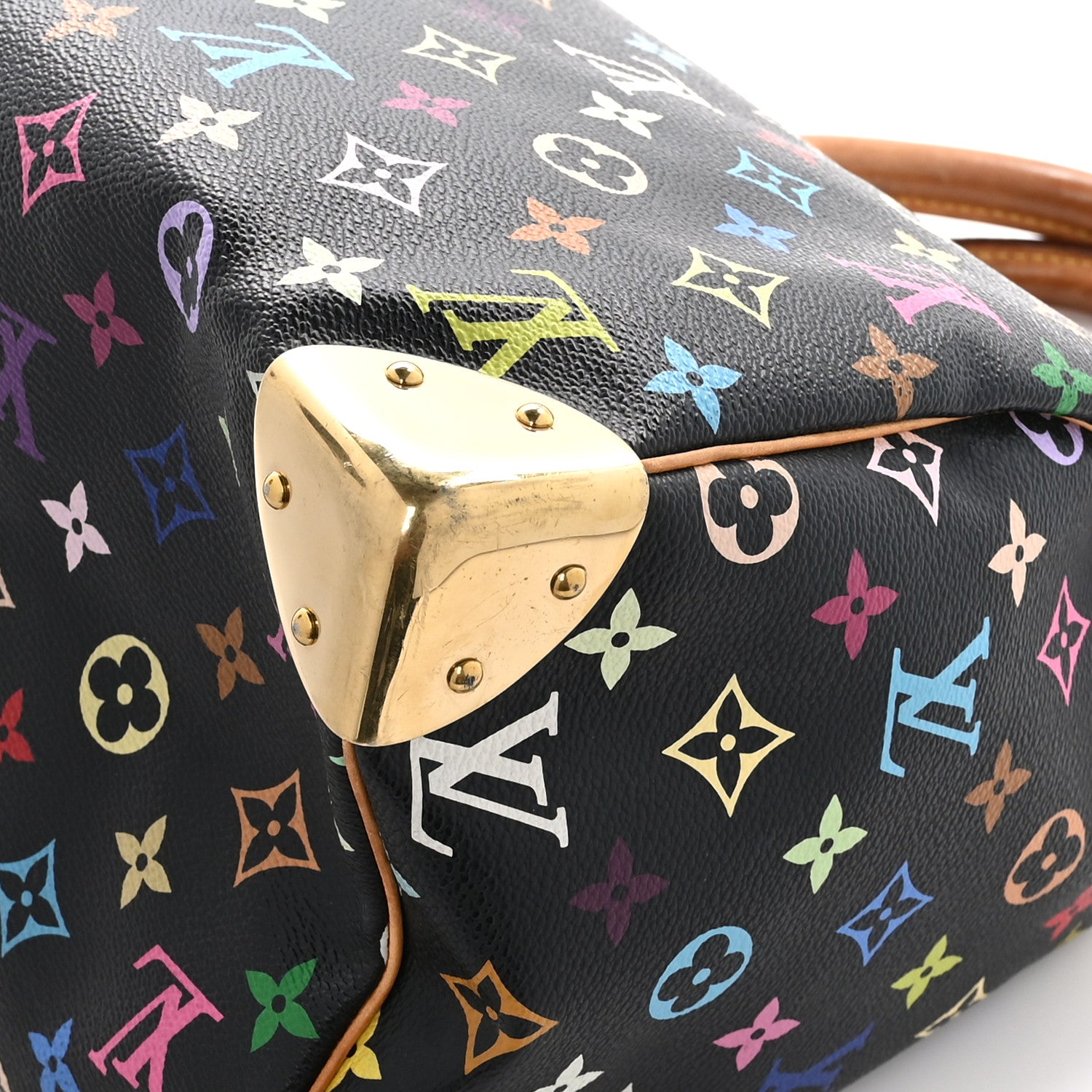 Louis Vuitton LOUIS VUITTON Monogram Multicolor Speedy 30 Black 11 of 15