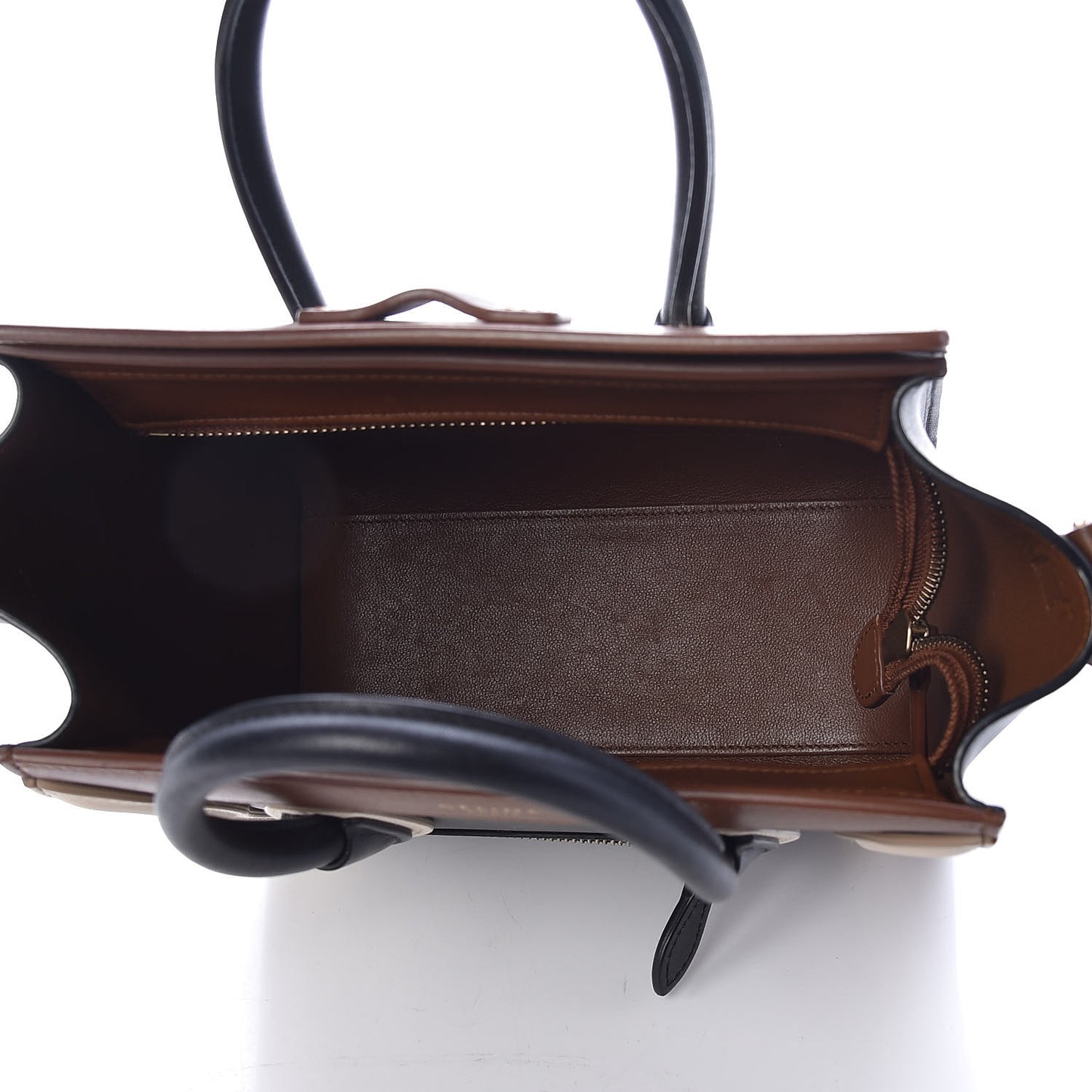 Satin Calfskin Nano Tri-Color Luggage