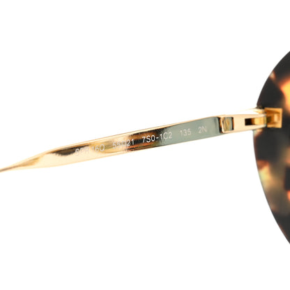 Prada Acetate Round Sunglasses SPR16Q Tortoise 5 of 6