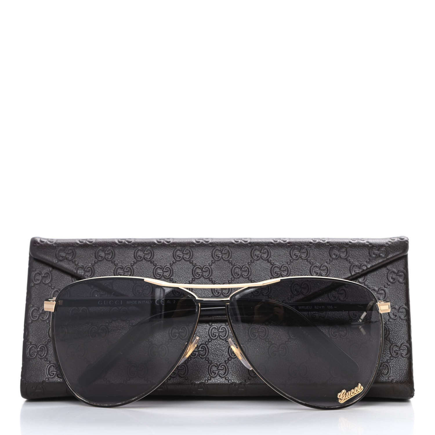 Gucci Aviator GG 4209/S Sunglasses Black 8 of 8