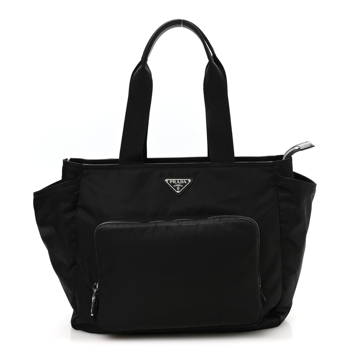Nylon Vela Baby Bag Black