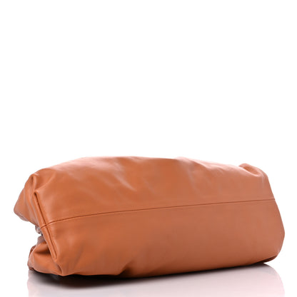 Bottega Veneta Smooth Butter Calf The Pouch Oversized Clutch Clay 4 of 8