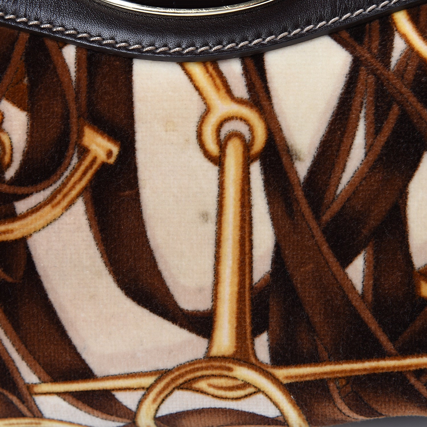 Gucci Velvet Large Horsebit 85th Anniversary Hobo Brown 10 of 10