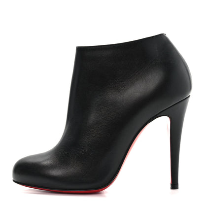 Christian Louboutin Calfskin Belle 100 Ankle Boots 37 Black 1 of 7