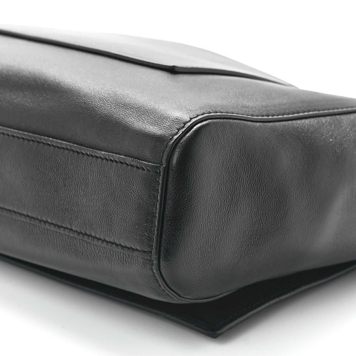 Saint Laurent Smooth Calfskin Suede Medium Reversible Monogram Kate Satchel Black 19 of 20