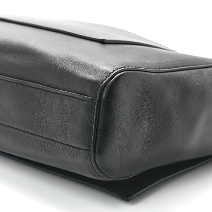 Saint Laurent Smooth Calfskin Suede Medium Reversible Monogram Kate Satchel Black 19 of 20