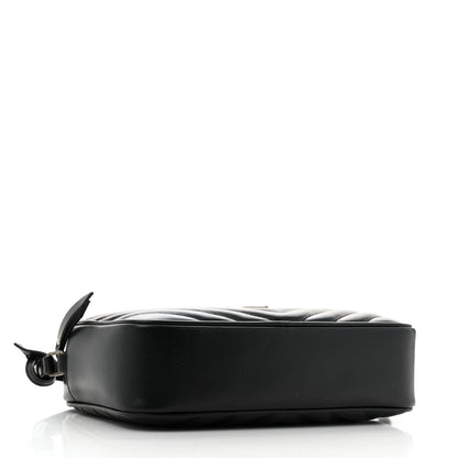 Saint Laurent Calfskin Matelasse Monogram Lou Camera Bag Black 4 of 11
