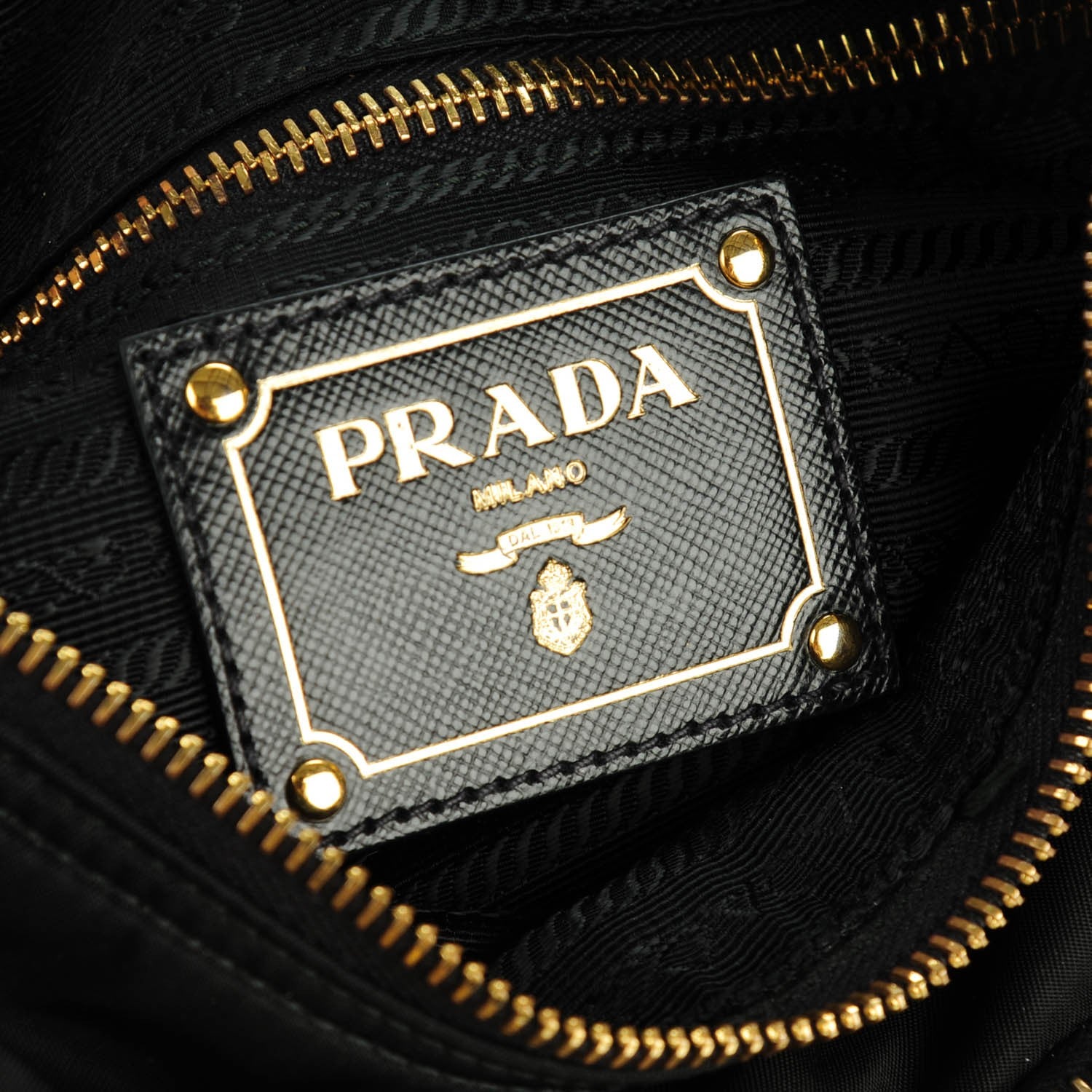 Prada Tessuto Nylon Saffiano Messenger Nero Black 6 of 7