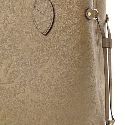 Louis Vuitton Empreinte Monogram Giant Neverfull MM Tourterelle 15 of 17