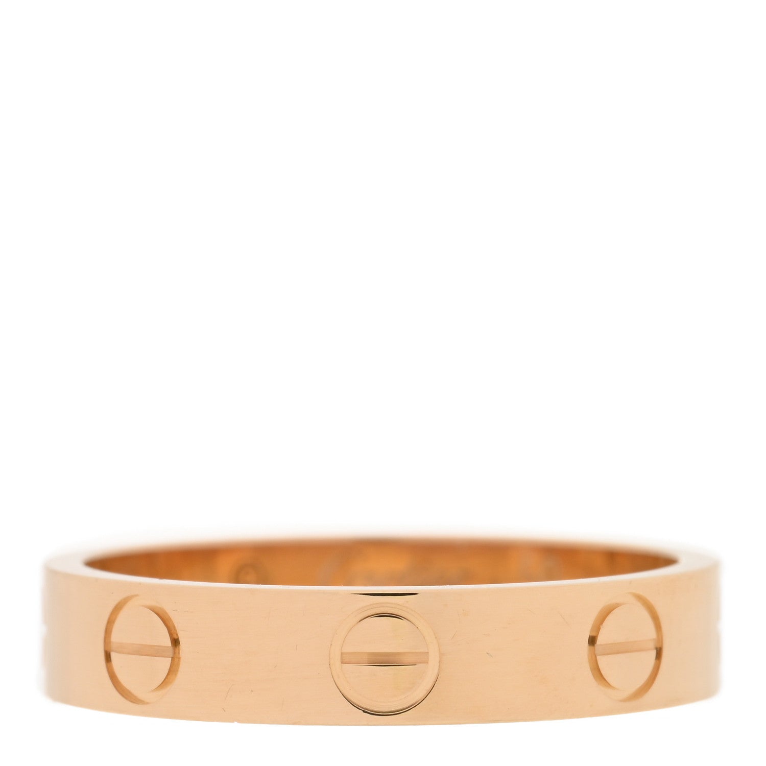 Cartier 18K Yellow Gold 3.5mm LOVE Wedding Band Ring 50 5.25 1 of 5